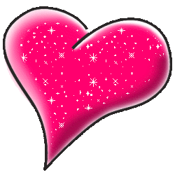 Gif animé coeur rose